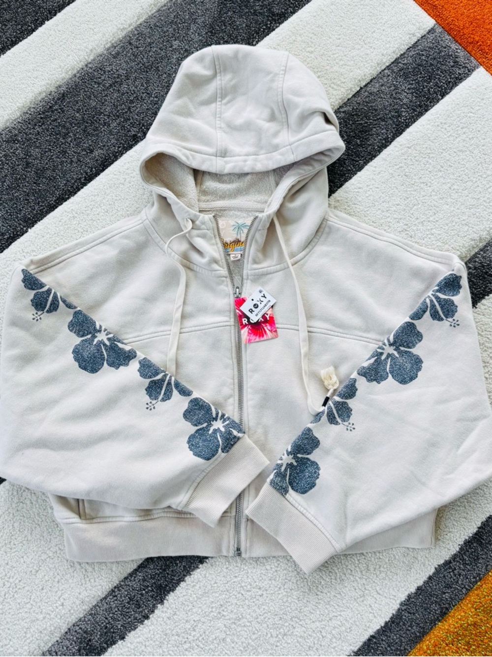 Roxy Women's Fringing Reefs Zip-Up Hoodie